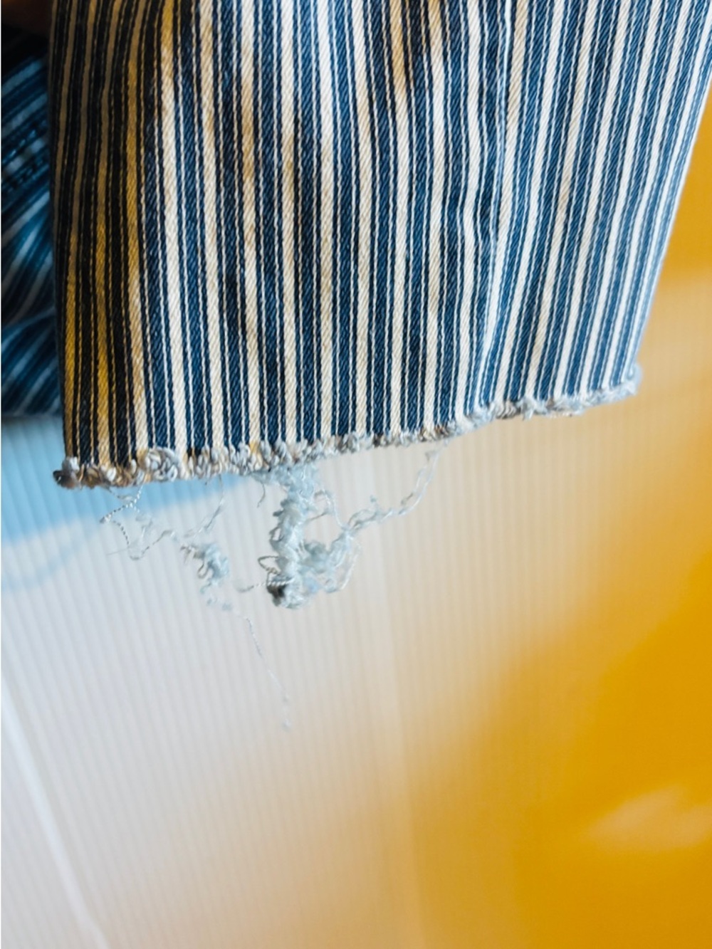 Indigo Rein Blue & White Striped Chinos - Picture 4 of 6